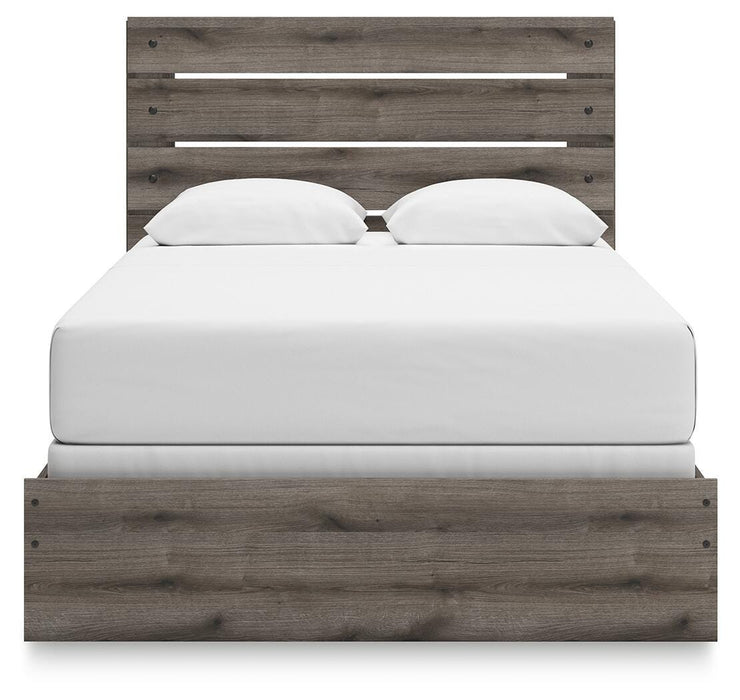 Graystorm Queen Panel Bed, Dresser and Mirror