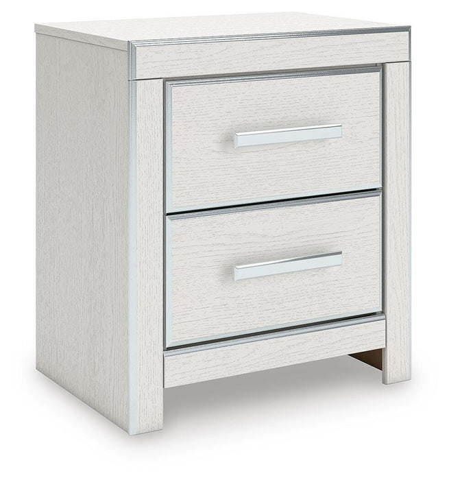 Zuraleus Queen Upholstered Panel Platform Storage Bed, Dresser, Mirror and Nightstand