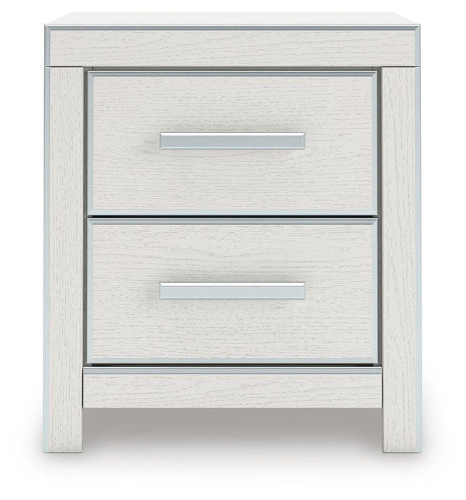 Zuraleus Queen Upholstered Panel Platform Bed, Dresser, Mirror, Chest and Nightstand