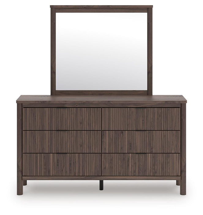Pamytta Queen Panel Bed, Dresser and Mirror