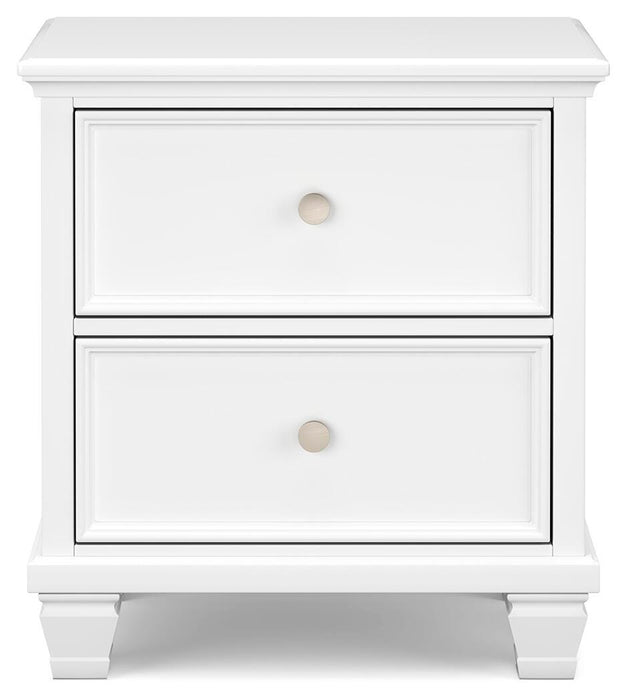 Fortman Full Panel Storage Bed, Dresser, Mirror and Nightstand