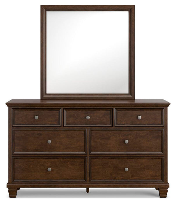 Danabrin Twin Panel Storage Bed, Dresser, Mirror and Nightstand