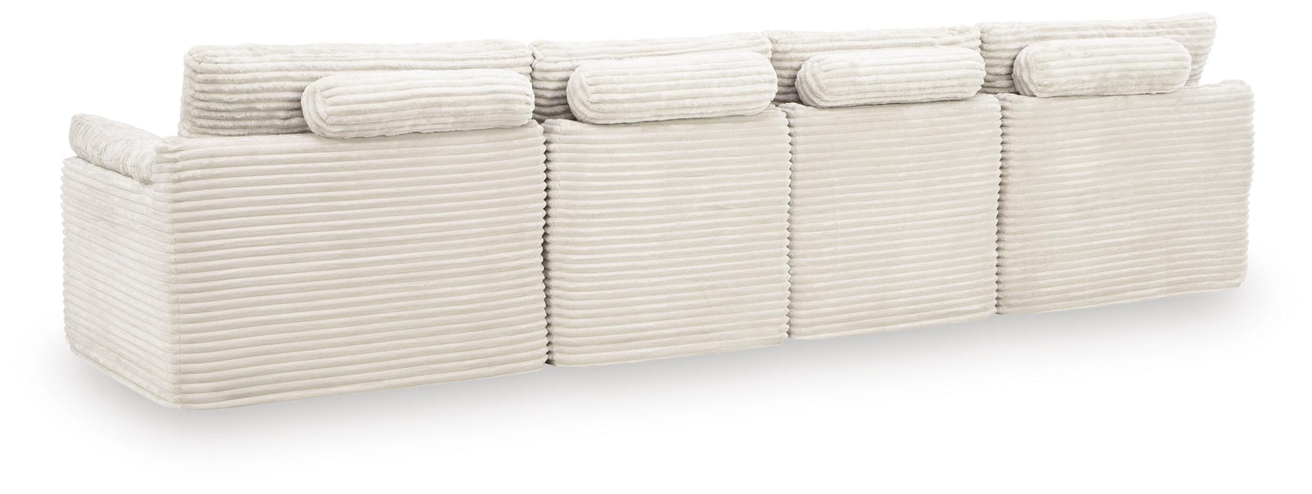 Ashley Express - Fannin 4-Piece Sectional with Ottoman