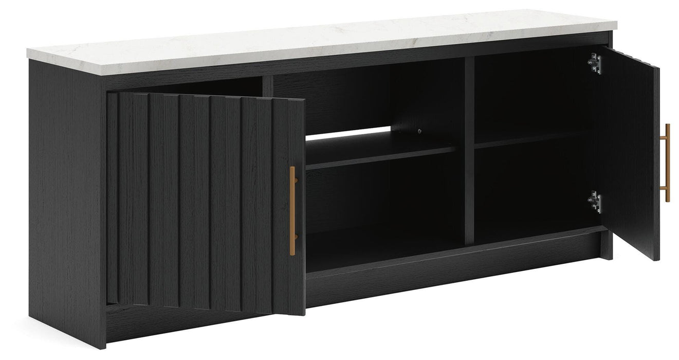 Cadmori XL TV Stand w/Fireplace Option