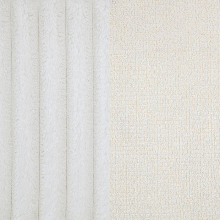 Natasha 65-inch Upholstered Eastern King Wingback Bed Cream