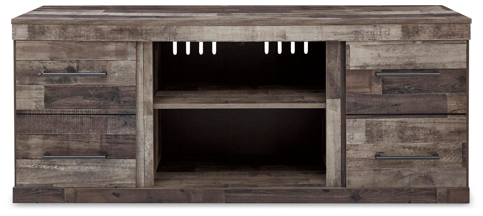 Ashley Express - Derekson LG TV Stand w/Fireplace Option