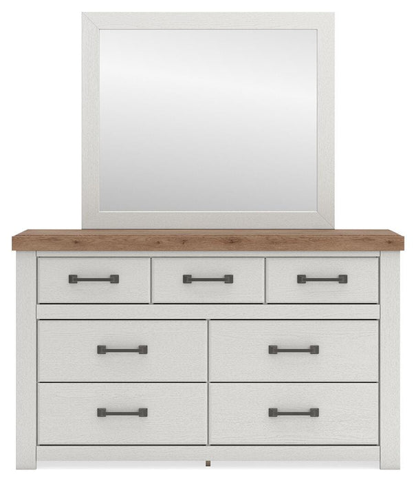 Savonport King Panel Bed, Dresser, Mirror, Chest and Nightstand