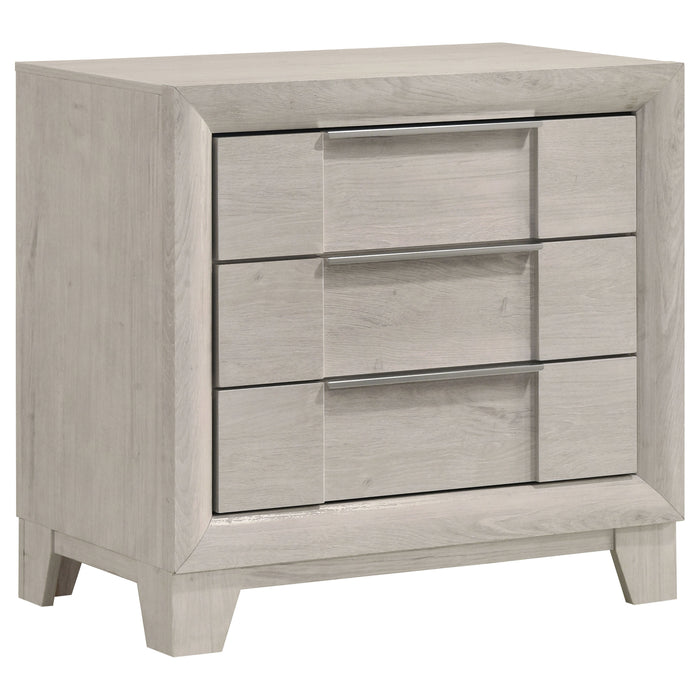 Farre 5-piece Eastern King Bedroom Set Washed Grey
