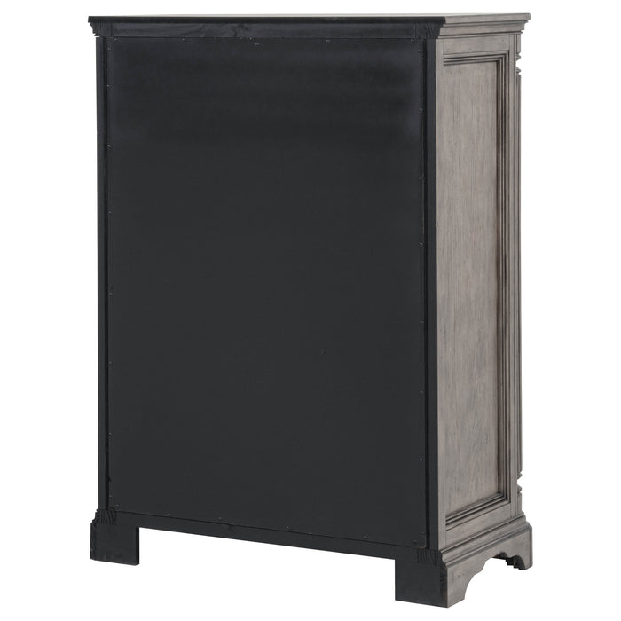 Cresswell 5-piece Eastern King Bedroom Set Weathered Taupe