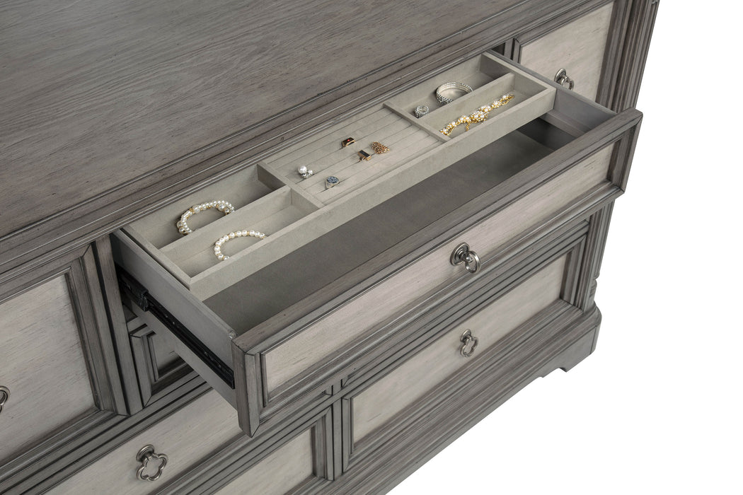 Cresswell 5-piece Queen Bedroom Set Weathered Taupe