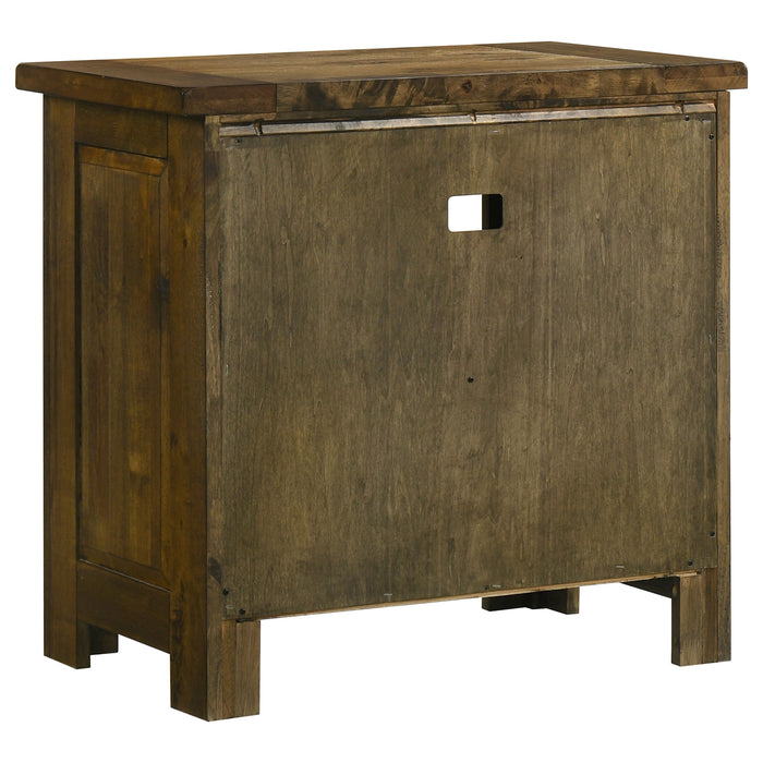 Doherty 4-piece Eastern King Bedroom Set Rustic Brown
