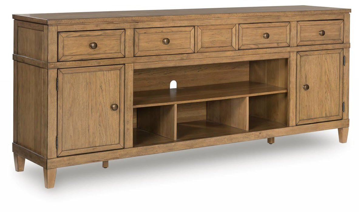 Sharlance XL TV Stand w/Fireplace Option