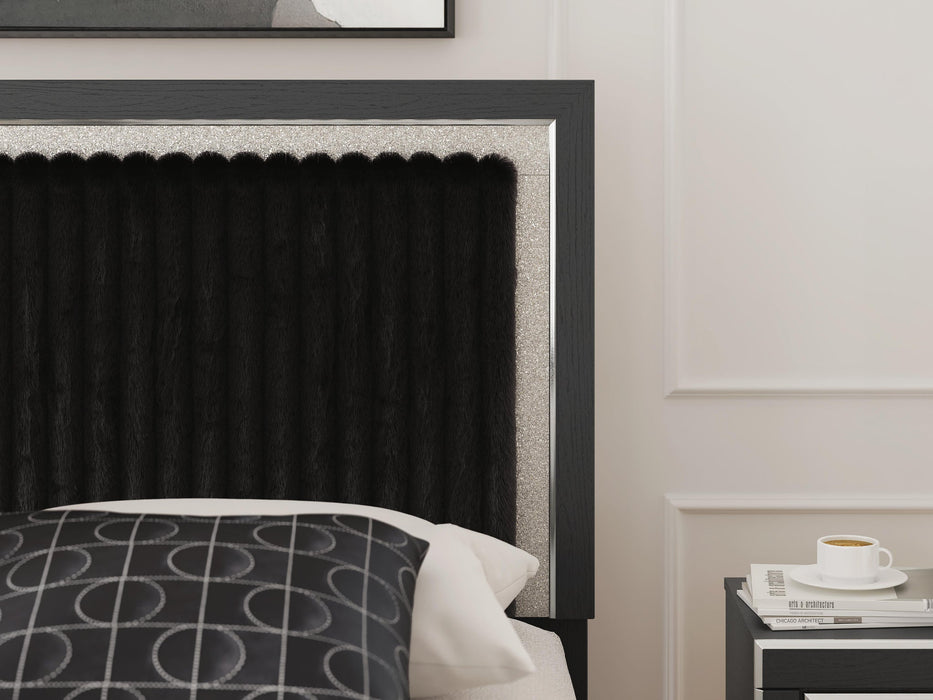 Zuraleus King Upholstered Panel Bed