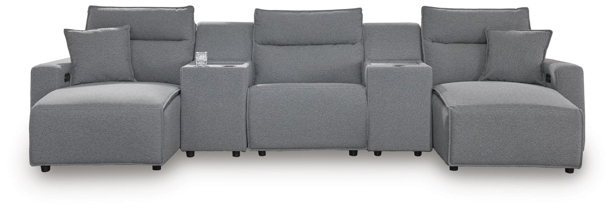 Modmax II 5-Piece Power Reclining Sectional with Chaise and Consoles
