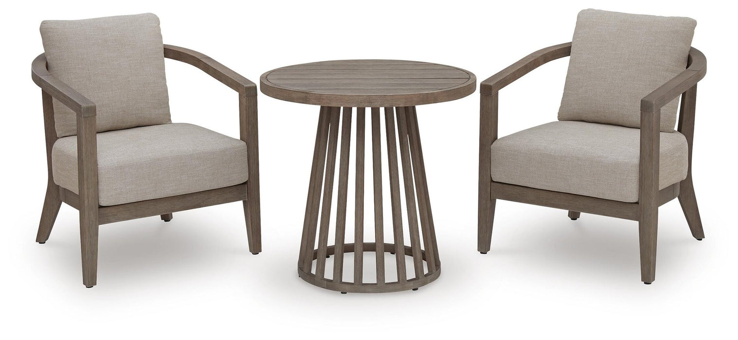 Joy Lagoon Chairs w/CUSH/Table Set (3/CN)