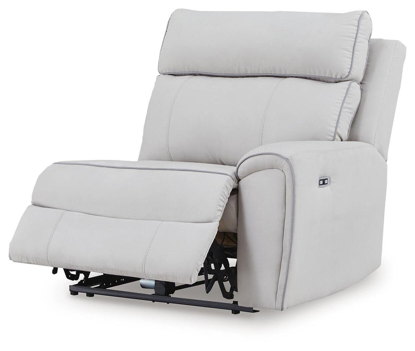 Social Pointe 7-Piece Reclining Sectional with Storage Consoles