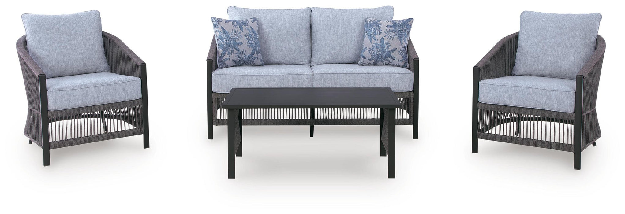 Bridges Beach Love/Chairs/Table Set (4/CN)