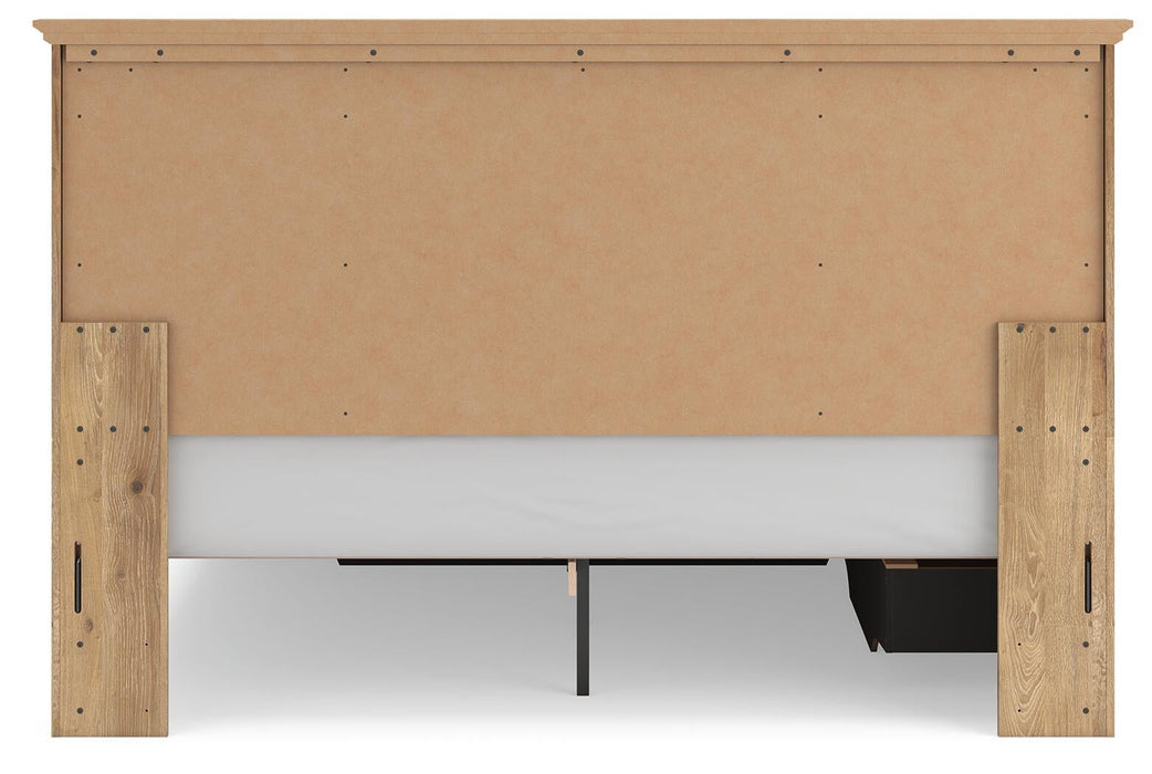 Makidern King Panel Storage Bed