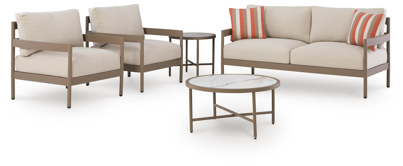 Bluff Trail Love/Chairs/Tables Set (5/CN)