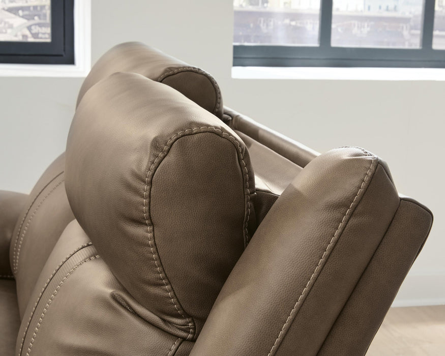 Max-Momentum 7-Piece Power Reclining Sectional with Audio Consoles