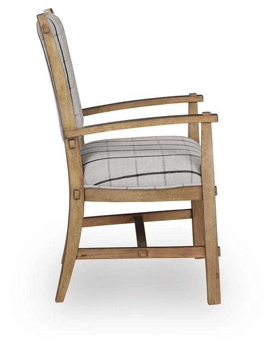 Ridgester Dining UPH Arm Chair (2/CN)