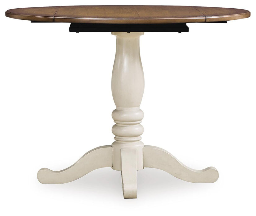 Ashley Express - Wirloni Round DRM Drop Leaf Table