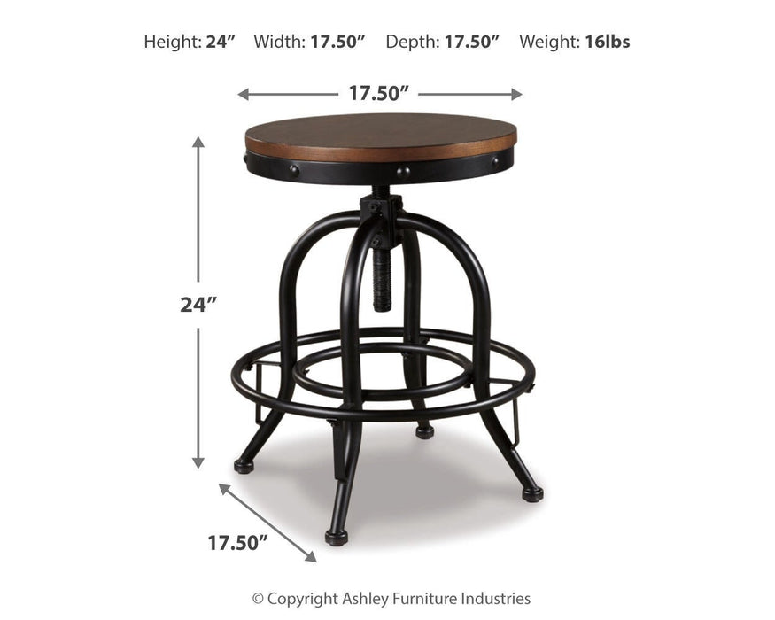Ashley Express - Valebeck Counter Height Dining Table and 4 Barstools