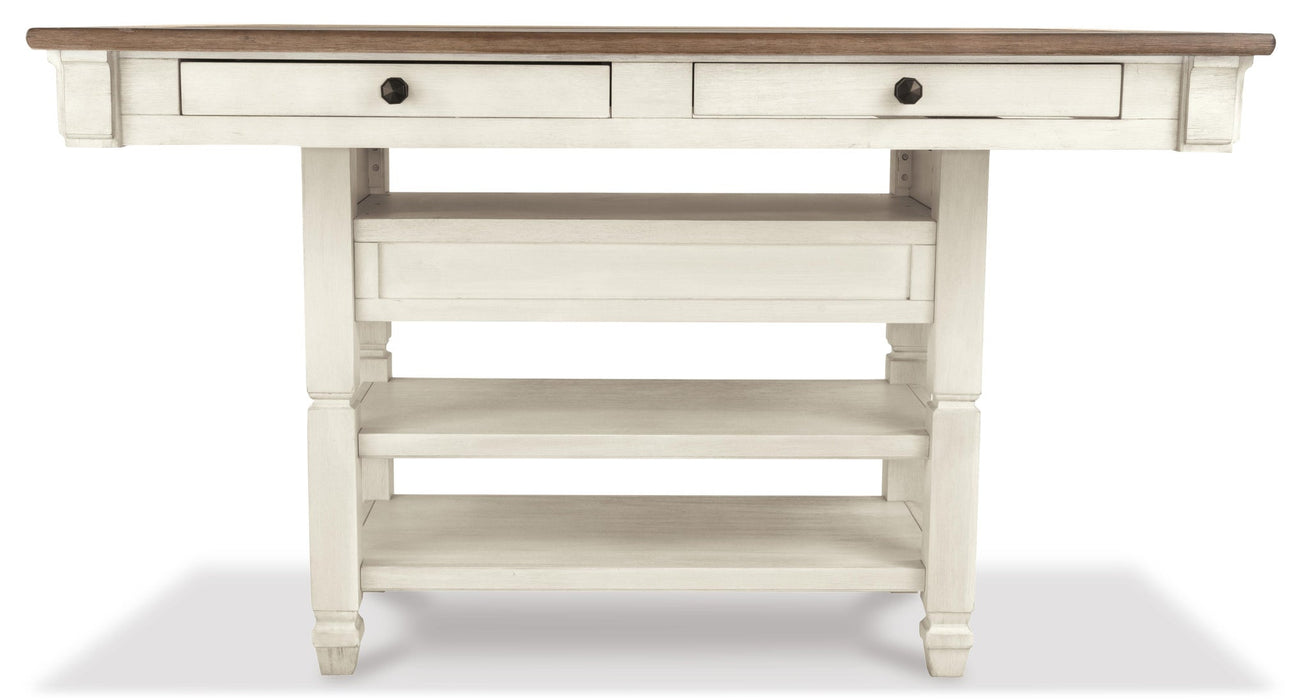 Bolanburg Counter Height Dining Table and 6 Barstools