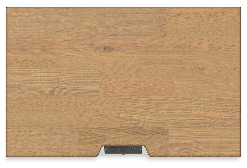 Ashbryn Queen Panel Storage Bed, Dresser, Mirror and Nightstand