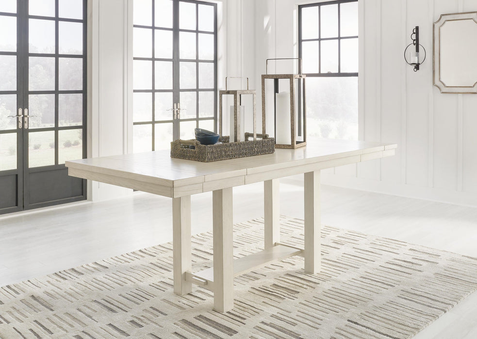 Robbinsdale Counter Height Dining Table and 8 Barstools