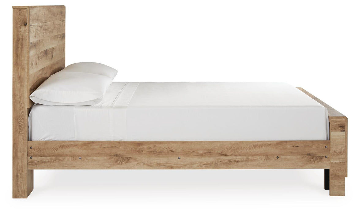 Hyanna Full Panel Bed, Dresser and Mirror