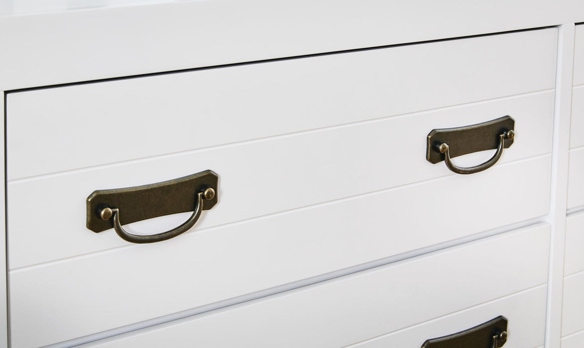 Binterglen Twin Panel Bed, Dresser, Mirror, Chest and Nightstand