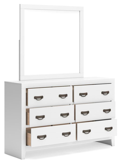 Binterglen Full Panel Bed, Dresser, Mirror, Chest and Nightstand
