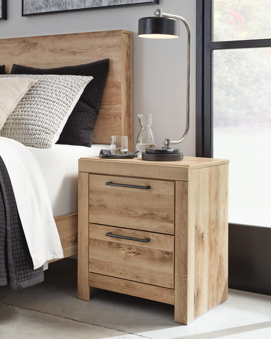Hyanna Full Panel Headboard, Dresser, Mirror, Chest and Nightstand