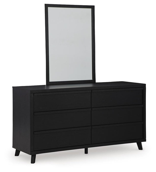 Danziar Queen Panel Headboard, Dresser and Mirror