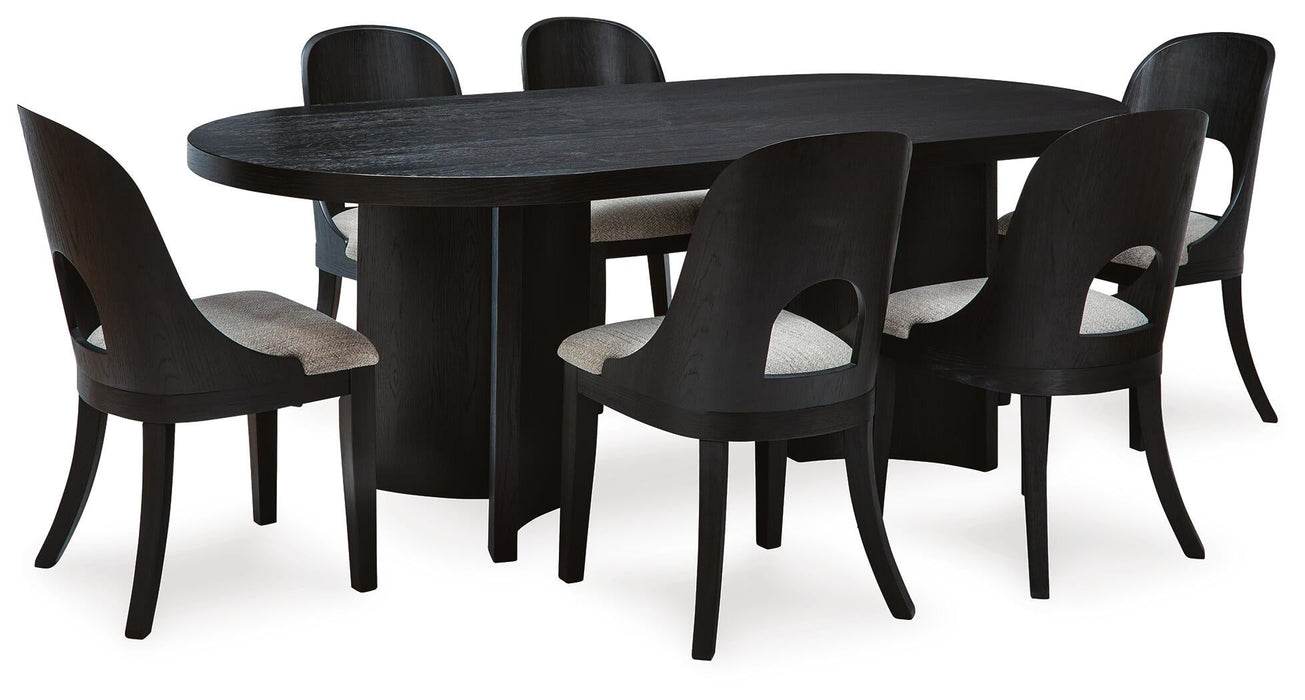 Rowanbeck Dining Table and 6 Chairs