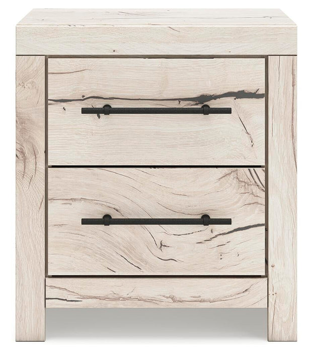 Lawroy King Panel Bed, Dresser, Mirror and Nightstand