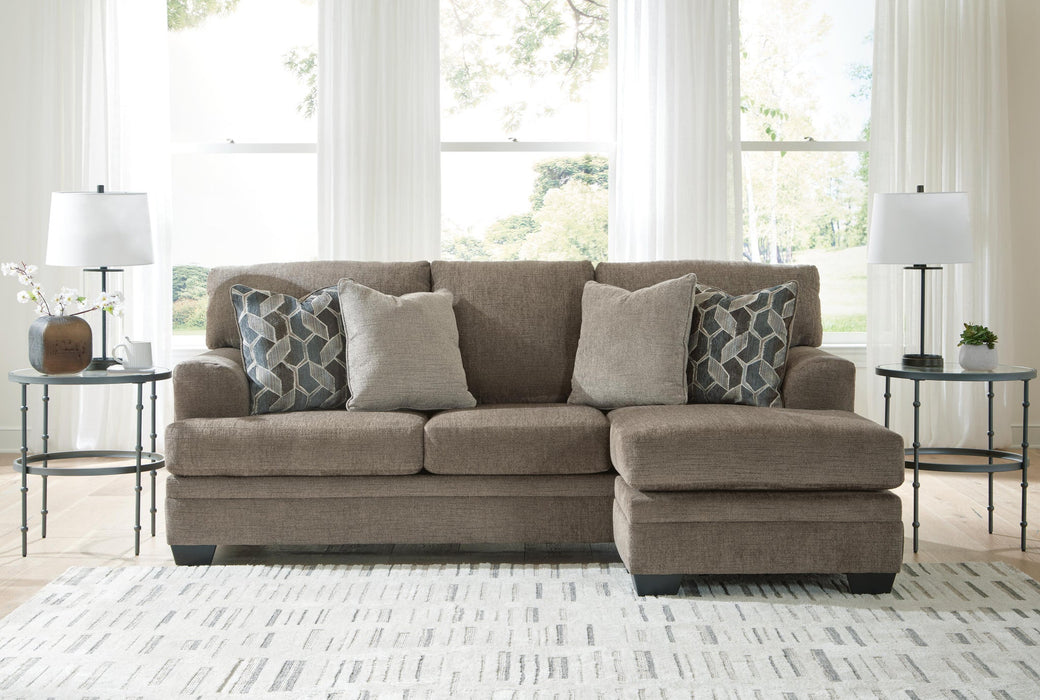 Stonemeade Sofa Chaise, Chair, and Ottoman