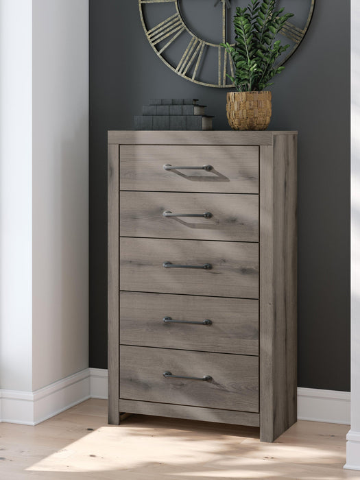 Urbanoore Twin Panel Bed with Storage, Dresser, Mirror, Chest and Nightstand