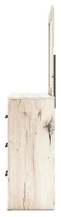 Lawroy Full Panel Headboard, Dresser and Mirror
