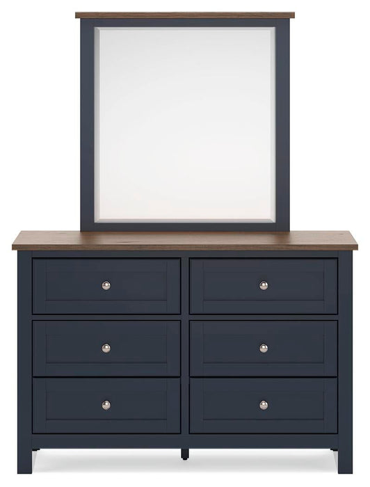 Landocken Full Panel Headboard, Dresser, Mirror and Nightstand