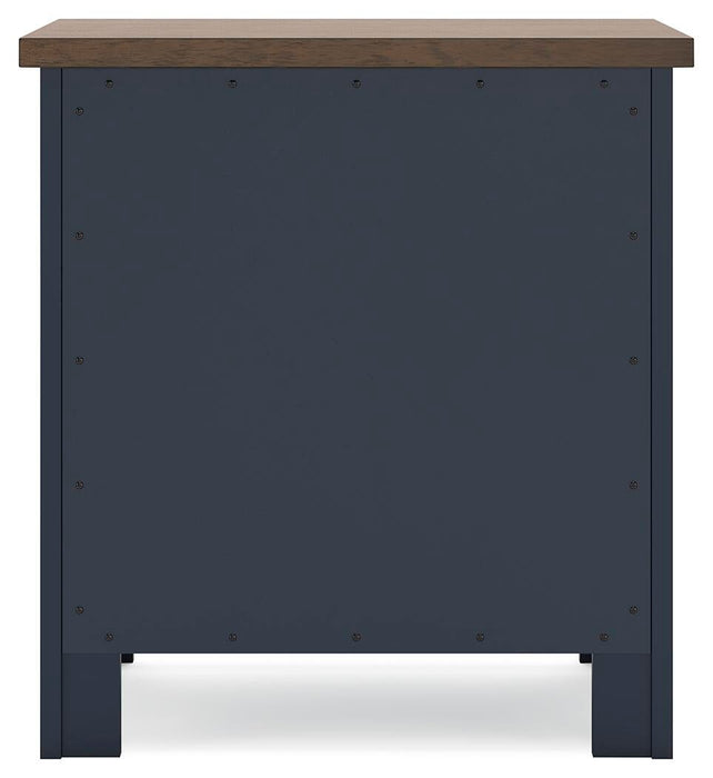 Landocken Full Panel Headboard, Dresser, Mirror and Nightstand