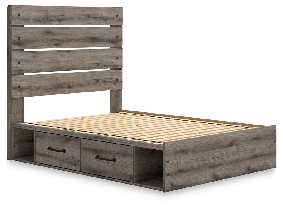 Urbanoore Full Panel Storage Bed, Dresser, Mirror, Chest and Nightstand