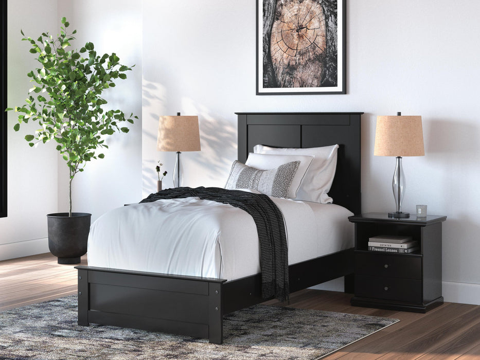 Maribel Twin Panel Bed, Dresser, Mirror, Chest and Nightstand