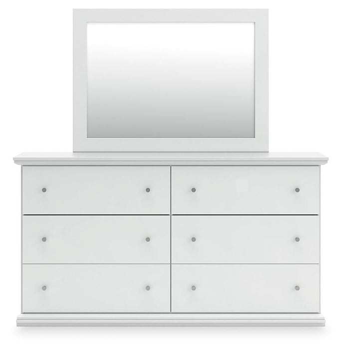 Bostwick Shoals Twin Panel Bed, Dresser, Mirror and Nightstand