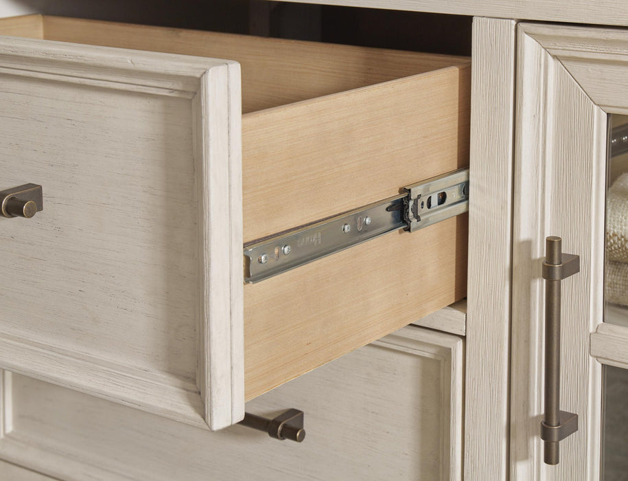 Shaybrock California King Panel Bed, Dresser, Mirror and Nightstand