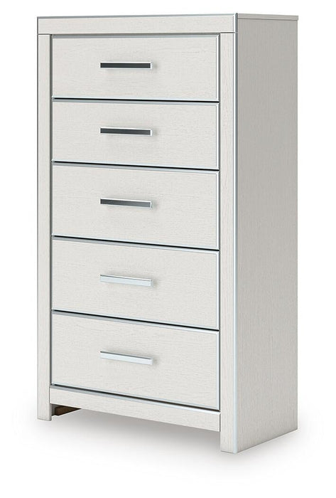 Birmonton Queen Upholstered Panel Bed, Dresser, Mirror and Nightstand