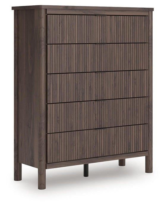 Cadmori Full Panel Bed, Dresser, Mirror, Chest and Nightstand