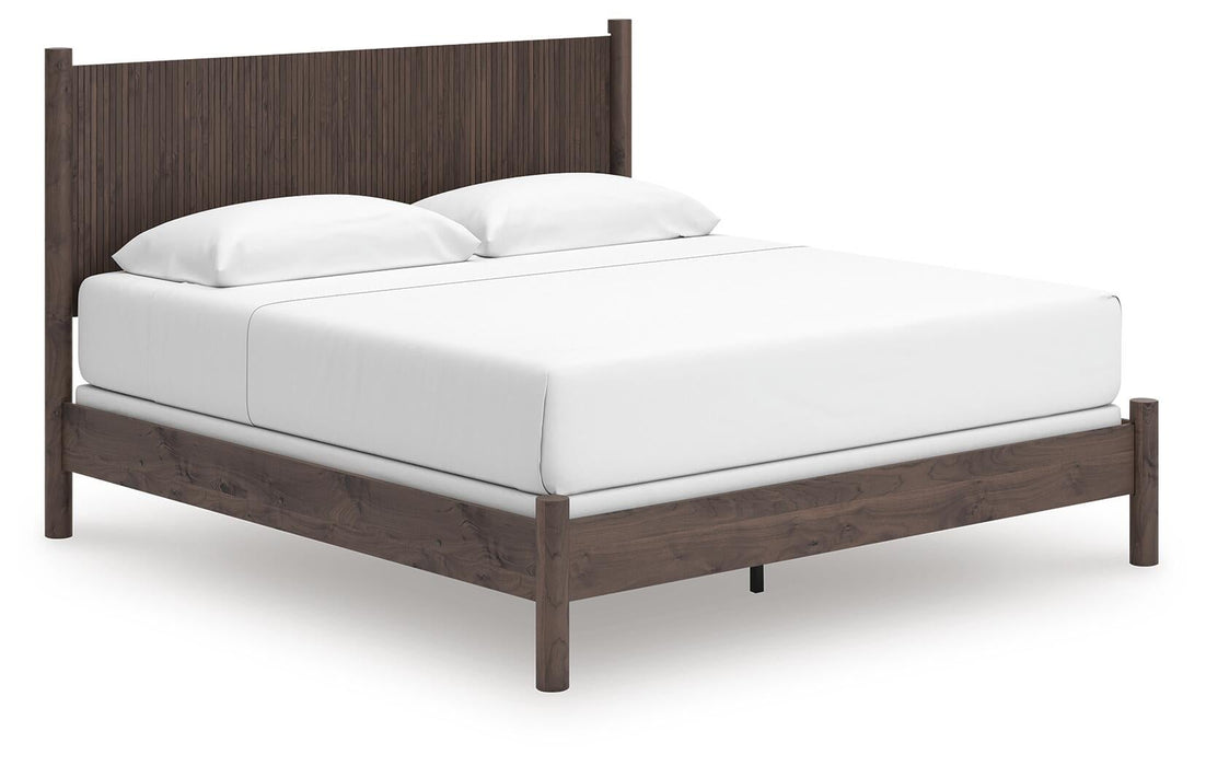 Cadmori King Panel Bed, Dresser, Mirror, Chest and Nightstand