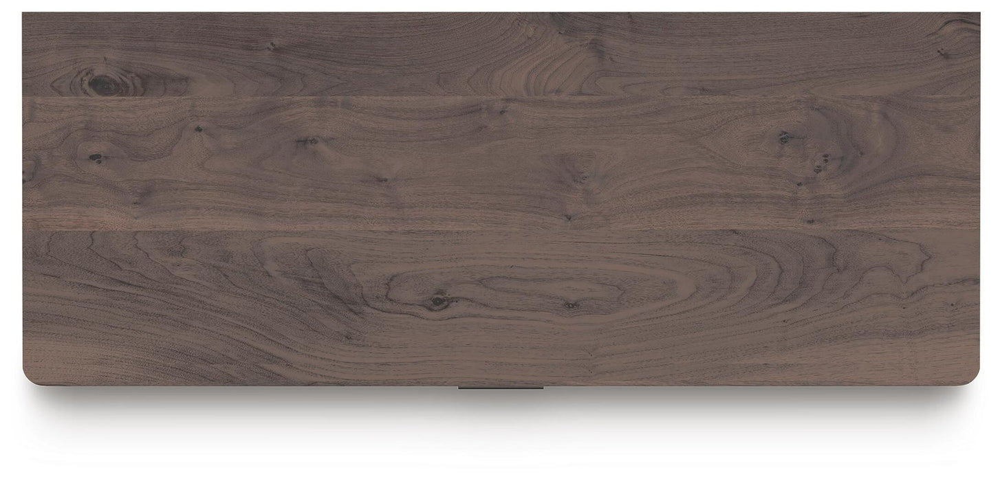 Cadmori Full Upholstered Panel Bed, Dresser and Mirror